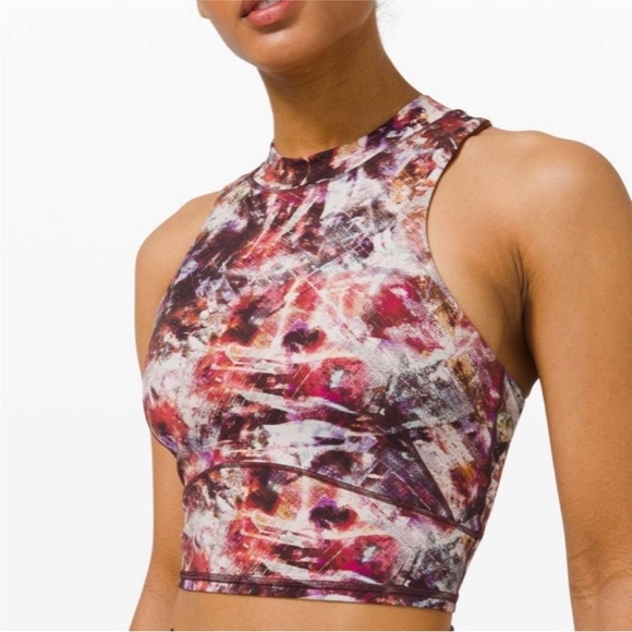 Lululemon Urbantricity Cropped Tank in Dark Terracotta, Sz 8 - Picture 7 of 10